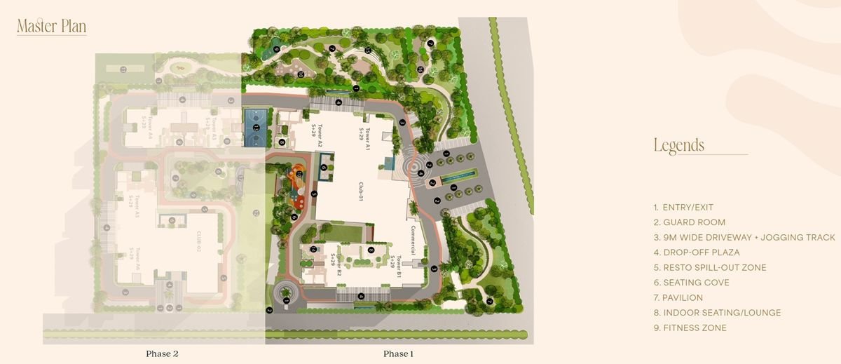 Aditya Rosemont Residency Site Plan